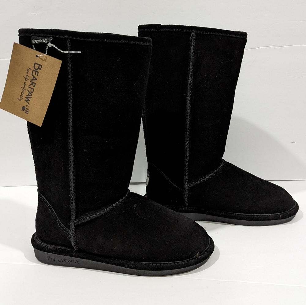 BEARPAW Winter Black Boots - Women - Size 7 +